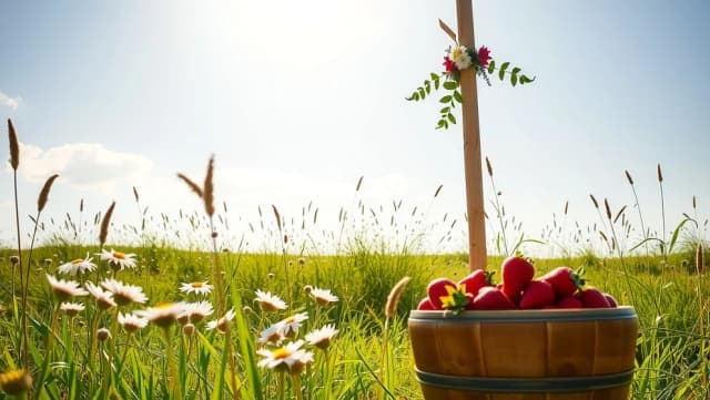 Glad midsommar bilder för företag och sociala medier